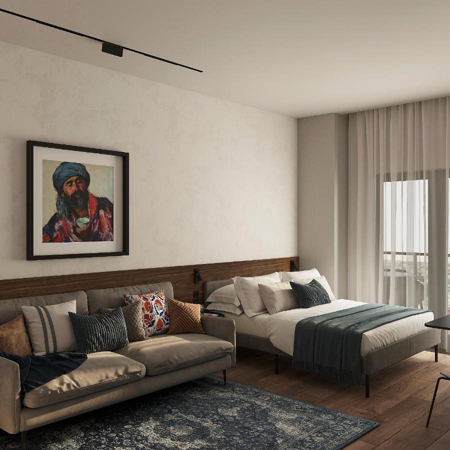 Blueloft 47 L Studio With Balcony Tashkent Bagian luar foto